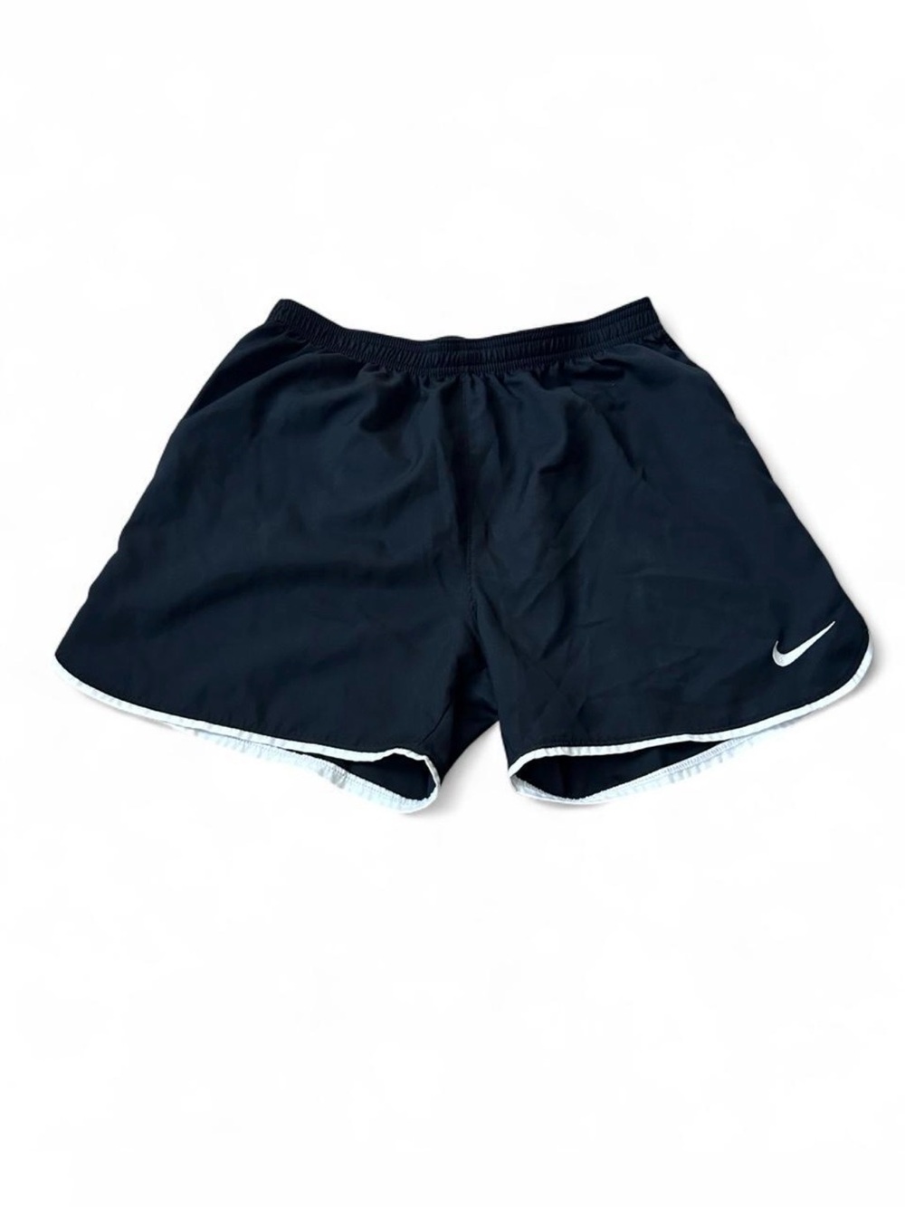 Nike Women’s Dri-FIT Tempo Running Shorts Black White Size Small